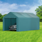 GOJOOASIS Car Port Canopy Tent Carport 10'x20' Car Tent Portable Garage, Tents for Car Waterproof & UV Protected for Wedding, Garden Shelter, Storage Shed (Green)