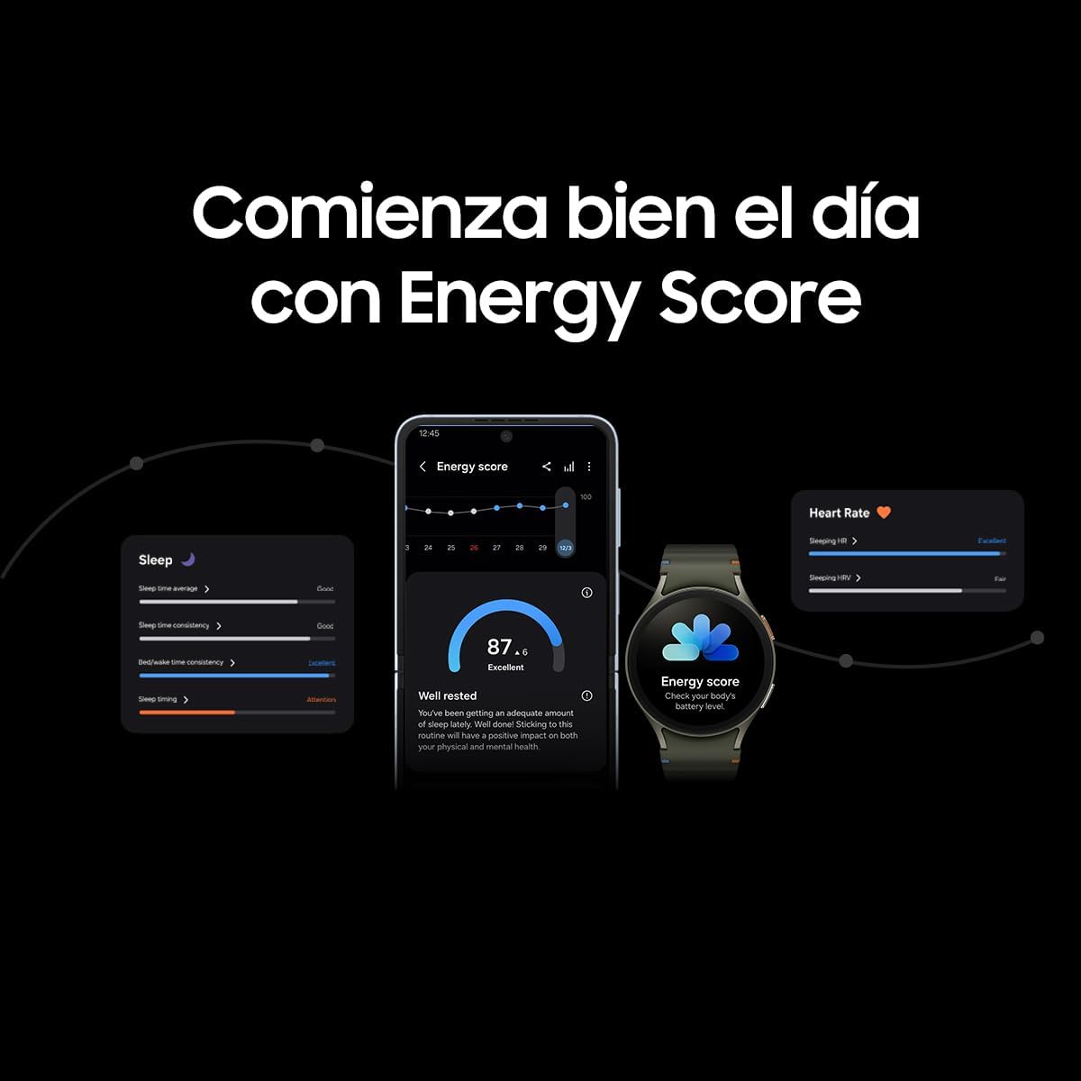 Samsung Galaxy Watch 7 | 44mm | AI Smartwatch w/ 1.5" AMOLED  Wear OS 5  Wi-Fi  Bluetooth  Heart Rate  Sleep Apnea & GPS Fitness Tracker | International Model L310 | w/Fast Charger  Green