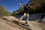Flow Surf Skates Cruiser - 32"x10" 7-Ply North American Maple Deck with Exotic Veneer, Carving Truck, Fully Assembled, Supports up to 275 lbs for Surf-Like Carving