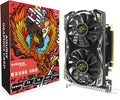 AISURIX RX 550 4GB Graphics Card GDDR5 128Bit Computer Video Card with HDMI/DVI Ports DirectX 12 PCI Express 3.0 X8 GPU Graphics Card for Gaming PC
