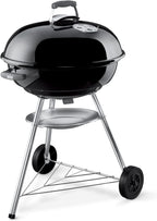 Weber Jumbo Joe Premium Charcoal Grill, 22‑Inch, Black – Portable Outdoor BBQ Grill with Durable Plated Steel Grates, Porcelain‑Enameled Bowl & Precision Airflow Control