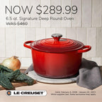 Le Creuset Enameled Cast Iron Signature Deep Round Oven, 6.5 qt., Artichaut
