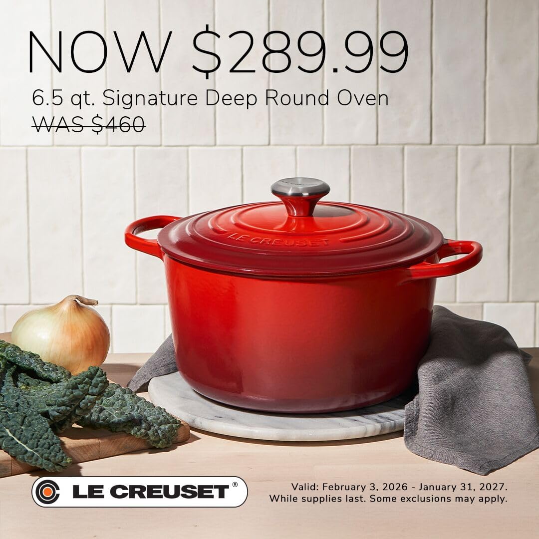 Le Creuset Enameled Cast Iron Signature Deep Round Oven, 6.5 qt., Artichaut