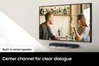SAMSUNG HW-S50B/ZA 3.0ch All-in-One Soundbar w/Dolby 5.1  DTS Virtual:X  Q Symphony  Built in Center Speaker  Adaptive Sound Lite  Bluetooth Multi Connection  2022 Black