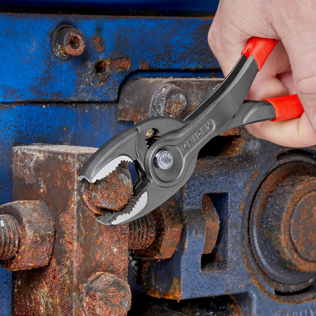 KNIPEX Tools 00 20 06 US4 3 Pc TwinGrip Pliers Set, Plastic Dipped (6", 8", 10")
