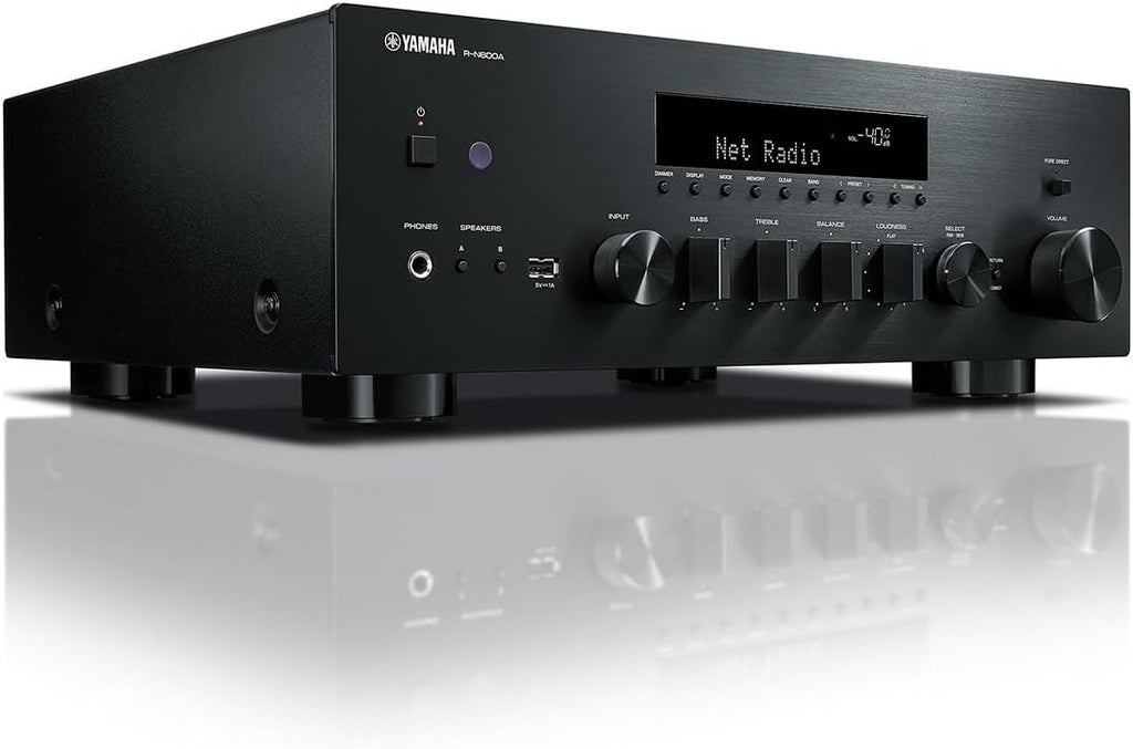 R-N600A Network Receiver with Streaming  Phono and Built-in DAC  Black