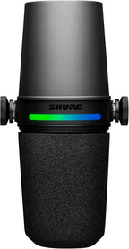 Shure MV7i Smart Microphone – USB-C & XLR Mic for Podcasting  Music & Streaming with Built-in Audio Interface  Auto Level Mode  Advanced DSP  All-Metal Design  Black