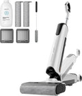 uwant Wet Dry Vacuum Cleaner 180°Lay-Flat Push-in Vacuum Mop All in One with 18000Pa Suction Auto Self-Cleaning Anti Odor Stick Dual-Edge Vacuum Cleaner Set of 1 for Hard Floor/Carpet D100