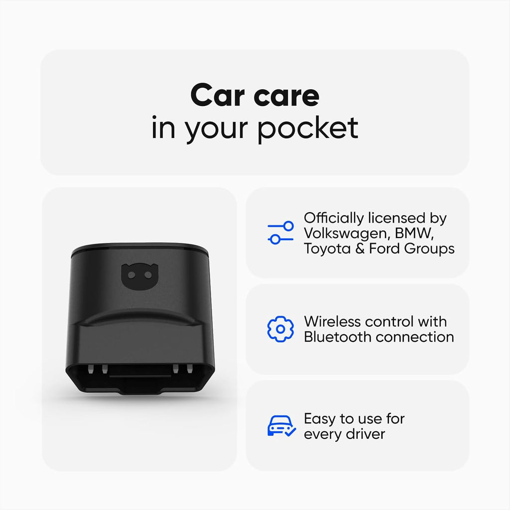OBDeleven 3 Diagnostic Tool Scanner for Audi Seat Cupra Skoda Volkswagen BMW Mini Toyota Ford Mercedes-Benz (Android & iOS)