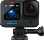 GoPro Hero12 Black E-Commerce Package - Waterproof Action Camera with 5.3K60 Ultra HD Video  27MP Photos  HDR  1/1.9" Image Sensor  Live Streaming  Webcam  Stabilization