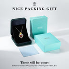 Iefil Mothers Day Gifts - 925 Sterling Silver Sunflower Double Birthstone Necklace for Women, Anniversary Birthday Gifts for Wife Mom