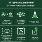 iRobot Roomba Max 705 Robot Vacuum with AutoEmpty Dock, Powerful Suction, Dual Rubber Anti-Tangle Brushes, LiDAR Navigation, Obstacle & Anti-Fall Detection, for Carpet and Hard Floors