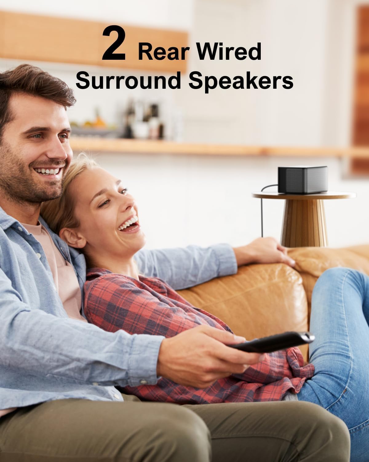 ULTIMEA 7.1 Surround Sound System for TV with Dolby Atmos  460W Sound Bar for TV with 6.5" Subwoofer  APP Control  4 Wired Surround Speakers  Home Theater Sound System  Poseidon D80 (2025 Upgrade)