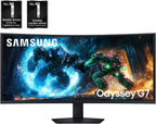 Samsung 40” Odyssey G7 (G75F) WUHD Resolution  180Hz  Curved Gaming Monitor  1ms Response Time (GtG)  VESA DisplayHDR™ 600  AMD FreeSync™ Premium Pro  LS40FG75DENXZA  2025