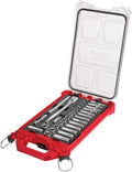 Milwaukee 48-22-9482 32-Piece Metric 3/8 in. Mechanics Ratchet and Socket Set with PACKOUT Case
