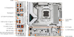 GIGABYTE B850M Eagle WIFI6E ICE AMD AM5 mATX Motherboard, Support AMD Ryzen 9000/8000/7000 Series, DDR5, 8+2+2 Power Phase, 2X M.2, PCIe 5.0, USB-C, WIFI6E, 2.5GbE LAN, EZ-Latch, 3-Year Warranty