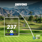 Blue Tees Golf Ringer - Magnetic Golf GPS Handheld  Touch Screen Display  Water Resistant Golf Distance Range Finder  40 000+ Preloaded Courses  10+ Hours Battery  Built-in Magnetic Strip