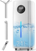 21L/5.5Gal Humidifiers for Bedroom,Humidifier Large Room with 2000ml/h High Output,Top Fill,24H Runtime, Cover up to 3000ft²,Remote Control Whole House Cool Mist Humidifier for Home,Office,Plants