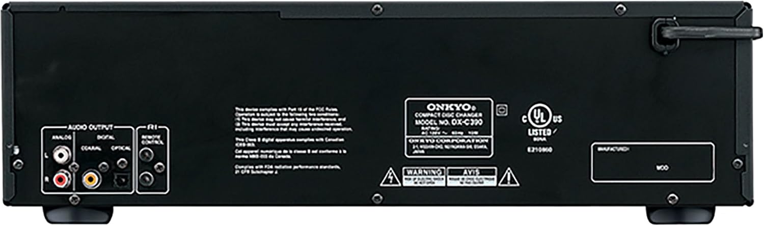 Onkyo DXC390 6 Disc CD Changer Black