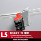 LEVEL5 32-Inch Skimming Blade | Precision 0.3mm German stainless steel blade insert (replaceable), ergonomic aluminum blade profile | 4-932