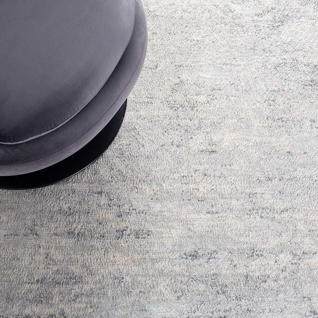 SAFAVIEH Brentwood Collection Area Rug - 9' x 12', Ivory & Grey, Modern Abstract Design, Non-Shedding & Easy Care, Ideal for High Traffic Areas in Living Room, Bedroom (BNT822A)