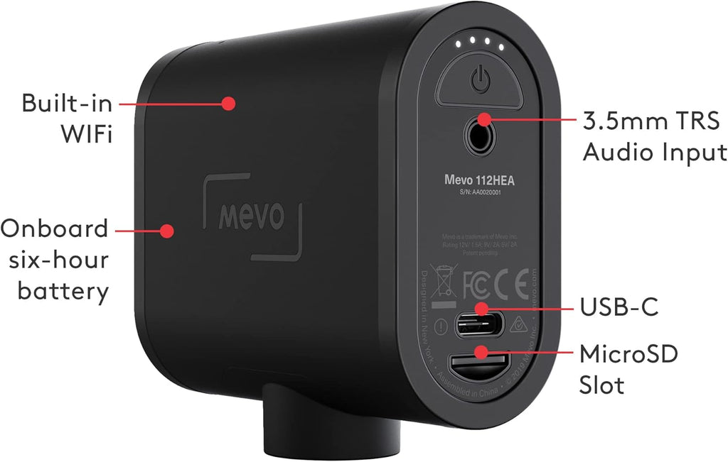 Logitech for Creators Mevo Start 3-Pack Wireless Live Streaming Cameras  for Multi-Camera HD Video App Control and Stream via Smartphone or Wi-Fi