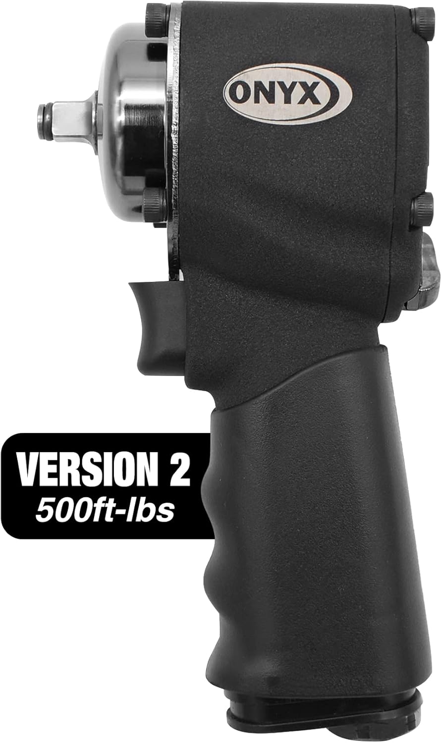 Astro Pneumatic Tool 1828 Onyx 3/8" Nano Impact Wrench v2-500ft/lb
