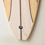 Surfboard Longboard Wall Decoration Décor - Hangs Vertical or Horizontal – Glossy Surface Like a Real Surfboard – Beach House, Coastal Living, Tropical Beach Theme – 66 inches Long