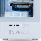 ViprTech Stryker 1.0 Gaming PC - AMD Ryzen 7 (4.1GHz Turbo)  RX 580 8GB  16GB DDR4  500GB SSD  700W PSU  WiFi BT USB-C  Win 11 Pro  RGB  Desktop Computer Prebuilt  White