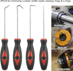 Hydraulic Cylinder Repair Tool kit For skid steers, loaders, backhoes Include gland wrench U-seal installer tools Seal puller Smooth type Piston Ring Compressor (17pcs)