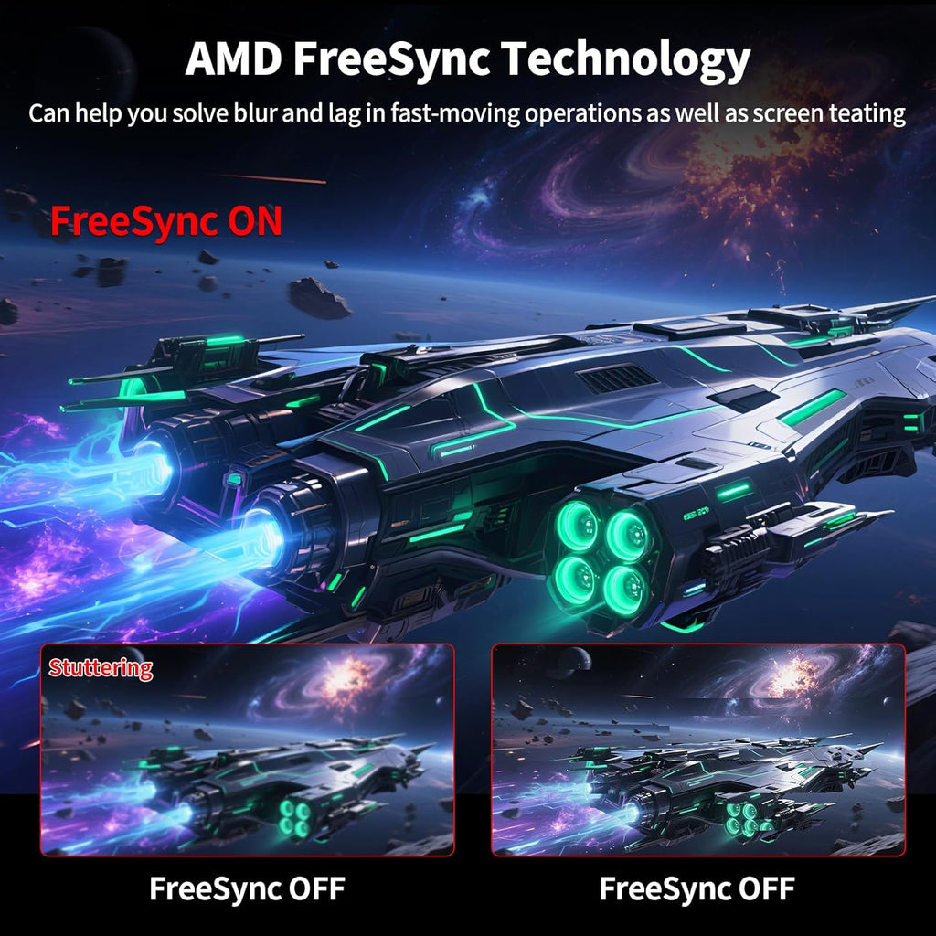 ZZA 34 Inch Curved Monitor  Gaming Monitor 240HZ 1500R 3440 * 1440P  Ultra Wide Computer Monitors with FreeSync HDR10  1ms PC Screen Eye Care  Borderless Design Support Wallmount 75x75mm