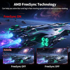 ZZA 34 Inch Curved Monitor  Gaming Monitor 240HZ 1500R 3440 * 1440P  Ultra Wide Computer Monitors with FreeSync HDR10  1ms PC Screen Eye Care  Borderless Design Support Wallmount 75x75mm