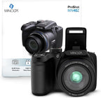 Minolta MN40Z 20MP Digital Camera – 40x Optical Zoom  1080p FHD Video  3.0" LCD  Wi-Fi  Face/Smile/Blink Detection – Black