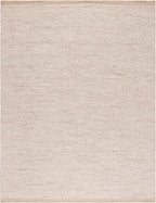 SAFAVIEH Vermont Collection Area Rug - 9' x 12', Beige & Ivory, Handmade Wool, Ideal for High Traffic Areas in Living Room, Bedroom (VRM807B)