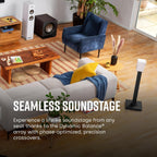 Polk Signature Elite ES10 Surround Sound Speakers - Hi-Res Audio Certified  Dolby Atmos & DTS:X Compatible  1" Tweeter & 4" Woofer  Power Port Technology for Bass (Pair  Stunning Black)