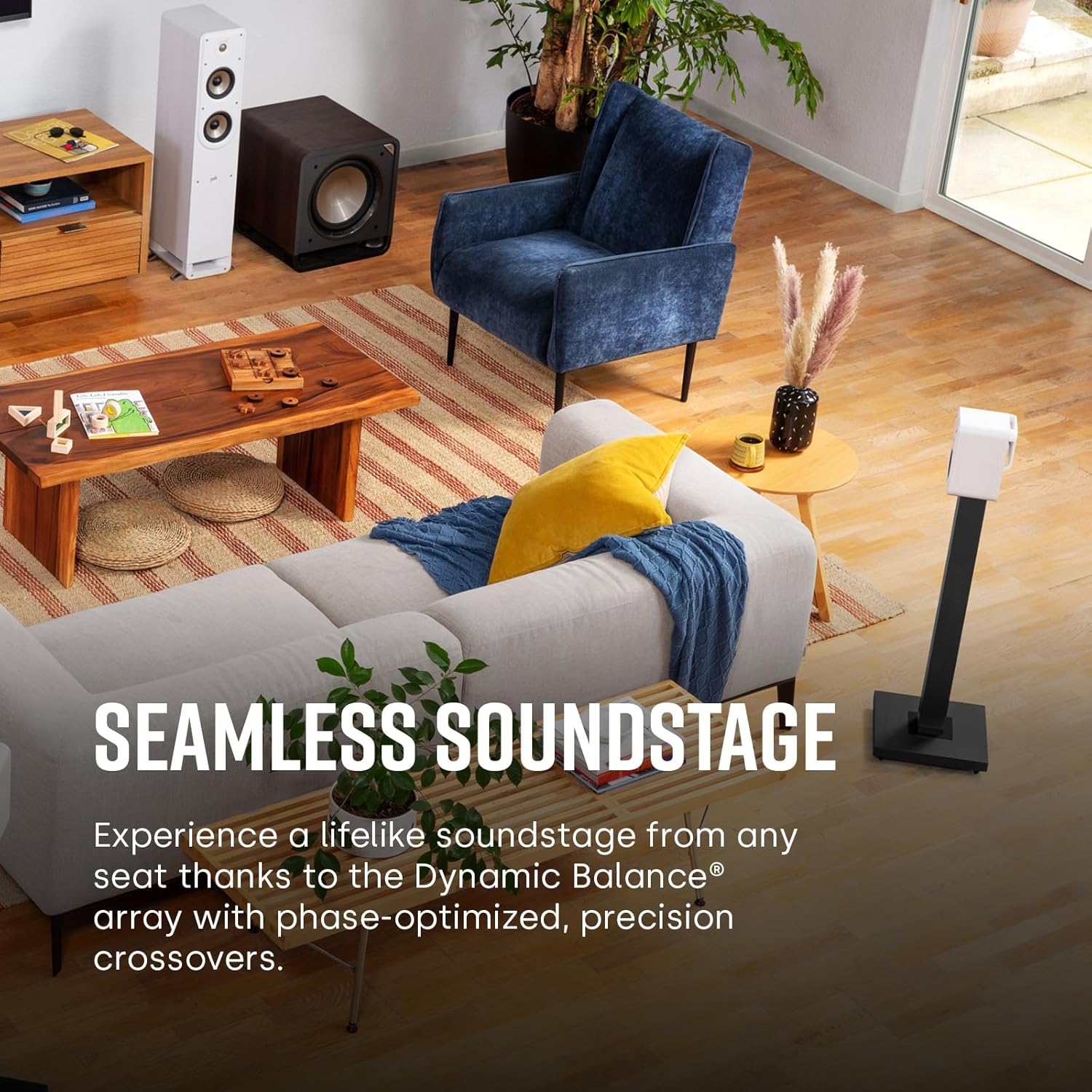 Polk Signature Elite ES10 Surround Sound Speakers - Hi-Res Audio Certified  Dolby Atmos & DTS:X Compatible  1" Tweeter & 4" Woofer  Power Port Technology for Bass (Pair  Stunning Black)