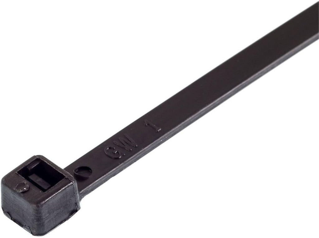 GTSE 14 Inch Black Zip Ties  5 000 Bulk Pack  50lb Strength  UV Resistant Long Nylon Cable Ties  Self-Locking 14" Tie Wraps