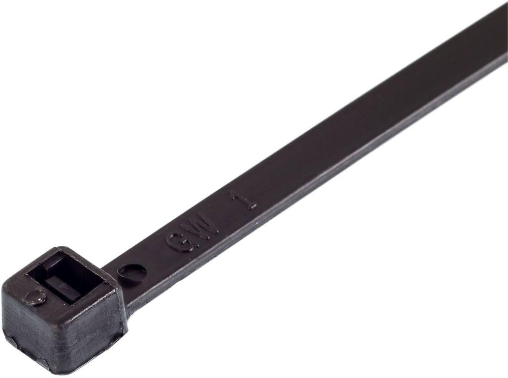 GTSE 14 Inch Black Zip Ties  5 000 Bulk Pack  50lb Strength  UV Resistant Long Nylon Cable Ties  Self-Locking 14" Tie Wraps