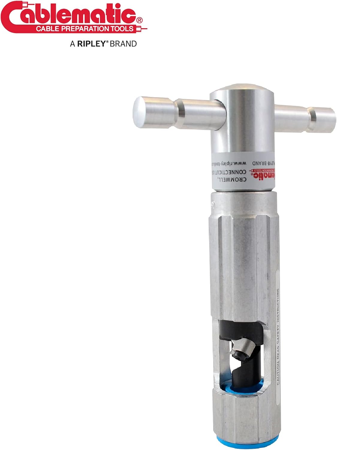 Cablematic CST 625 Blue Combo Coring and Stripping Tool for Professional Technicians, Electricians, and Installers, Easily Portable Tool for 625 Kcmil Cable, 13 Ounces