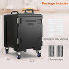 Insulated Food Pan Carrier for 5 Full-size Pans