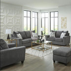 Signature Design by Ashley Stairatt Casual Sofa with Flared Arms, Gray
