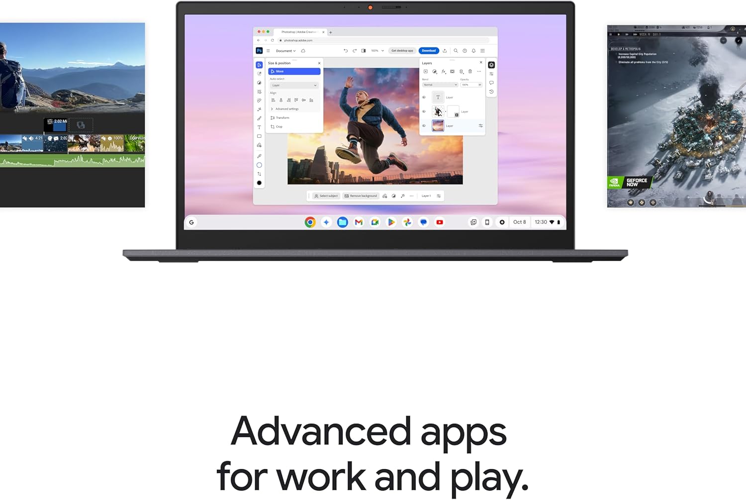acer Chromebook Plus 515 Laptop with Google AI – 15.6" Full HD 1920 x 1080 IPS Touch Display | Intel Core i3-1305U | 8GB LPDDR5X | 256GB SSD | Wi-Fi 6E | FHD Camera | Chrome OS | CB515-2HT-33M4