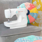 SINGER® M1500 Sewing Machine +Accessory Kit | 6 Built-In Stitches Deliver 57 Stitch Applications | Lightweight & Portable |LED Light & 4-step Buttonhole | Great for Quilting, Crafts & Mending