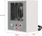 TPI 150TS Series, Portable Electric Space Heater for Office & Shop — 120V Heavy Duty Heater for Indoor Rooms & Garage, Tan