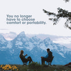 CLIQ Portable Camping Chair Version 1.0 - Lightweight Folding Chair for Camping - Supports 350 Lbs - Perfect for Outdoor Adventures - Moss