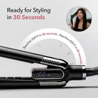 SRILabs StyleQ Flat Iron Hair Straightener Styler - GraphFlow Techonology, Negative Ions, Red Light Therapy, 12 Heat Settings for Straight, Smooth, Waves and Curls: All Hair Types
