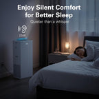 Daikin Room Air Purifier Bundle, HEPA Air Purifier with Pre-filter, Carbon, and UVC LED Light Filtration, Zero Ozone, CARB Certified, Includes 2 Purifiers and 2 sets of Replacement Filters