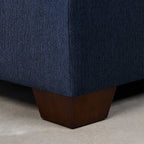 Thomasville Miles Fabric Sectional with Storage Ottoman