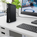 Lenovo ThinkCentre M70q Gen 4 MFF 1L Tiny Mini Business Desktop Computer  32GB DDR5  1TB PCIe SSD  Intel 10-Core i5-13400T (Beat i7-12700T)  WiFi 6  HDMI  DisplayPort  Windows 11 Pro  Vent-Hear