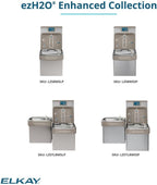 Elkay LZS8WSLP EZH2O Filtered Fountain & Bottle Filling Station, Lt. Gray, 120V